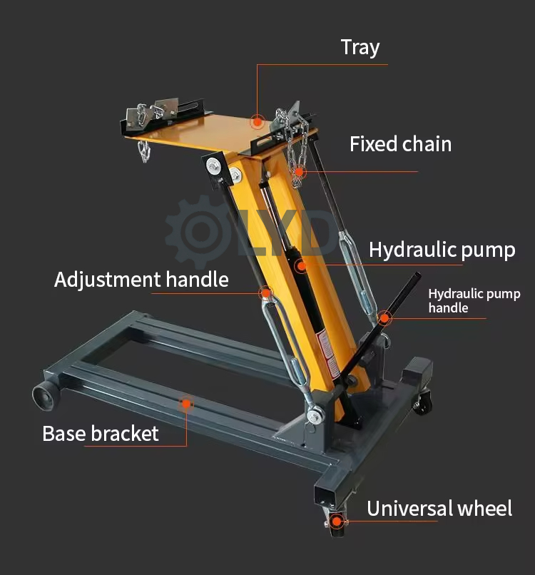 Transmission Jack Adapter - 2-3 Ton Şanzıman Kriko Adaptörlü Manuel