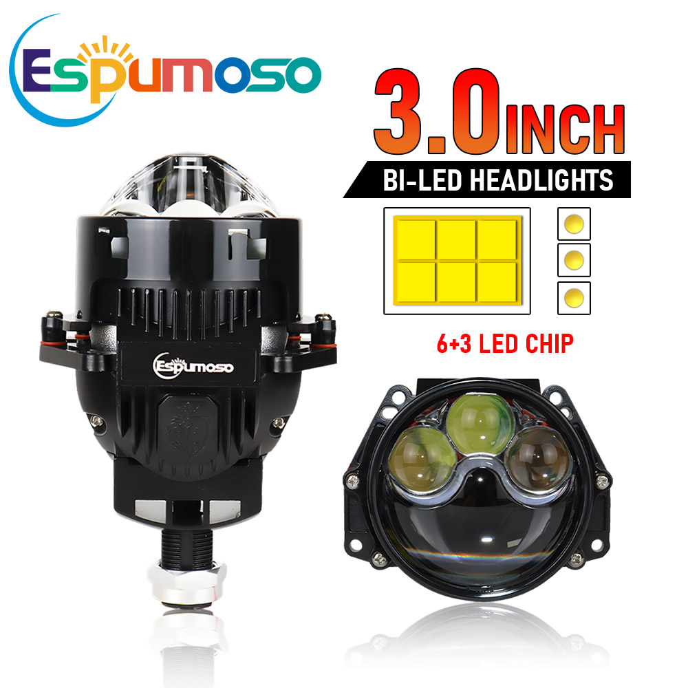 Headlight Aiming Tool - 3 İnç Bi LED Lazer Projektör
