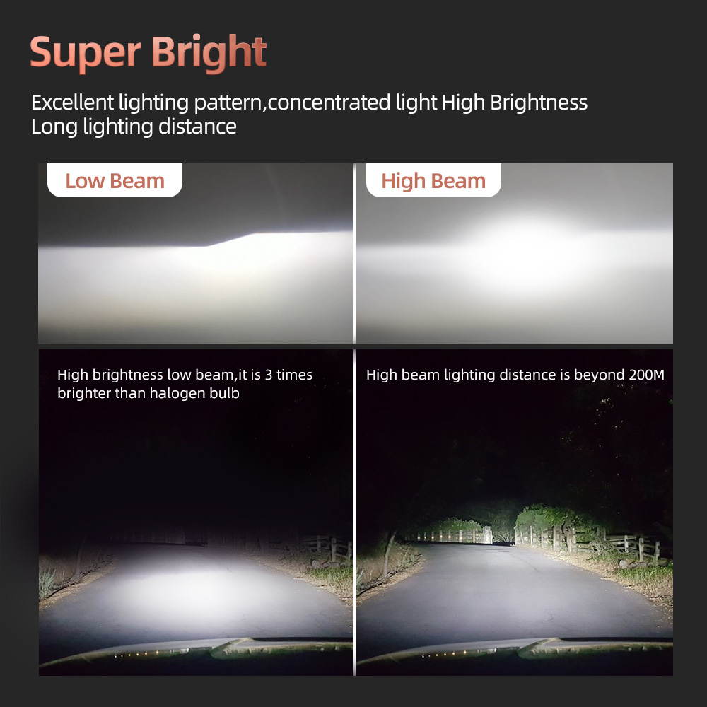 4 adet LED 9005 araba far 130W - Headlight Aiming Tool incelemesi ve fiyatı