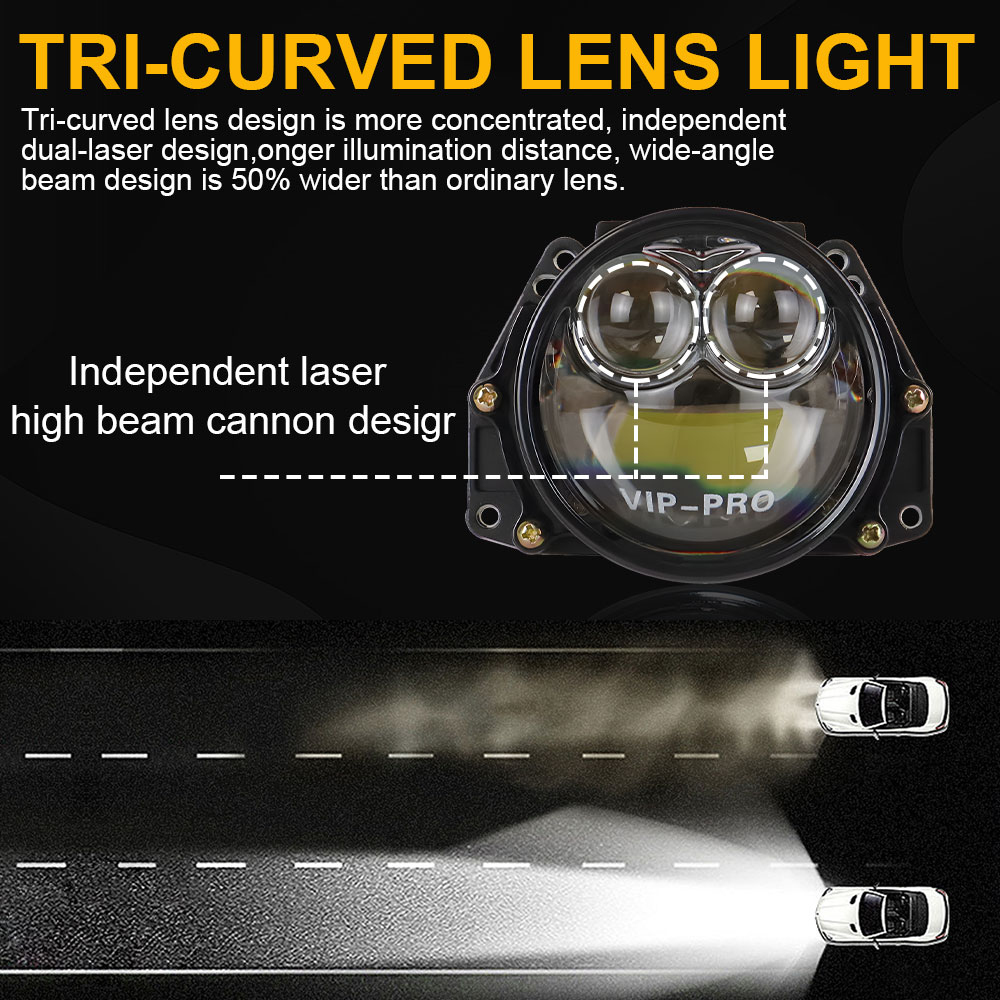 3 İnç Bi LED Lazer Projektör F - Headlight Aiming Tool incelemesi ve fiyatı