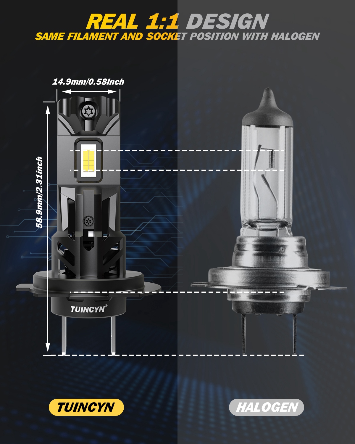 2x 22000LM 100W H7 LED araba k - Headlight Aiming Tool incelemesi ve fiyatı