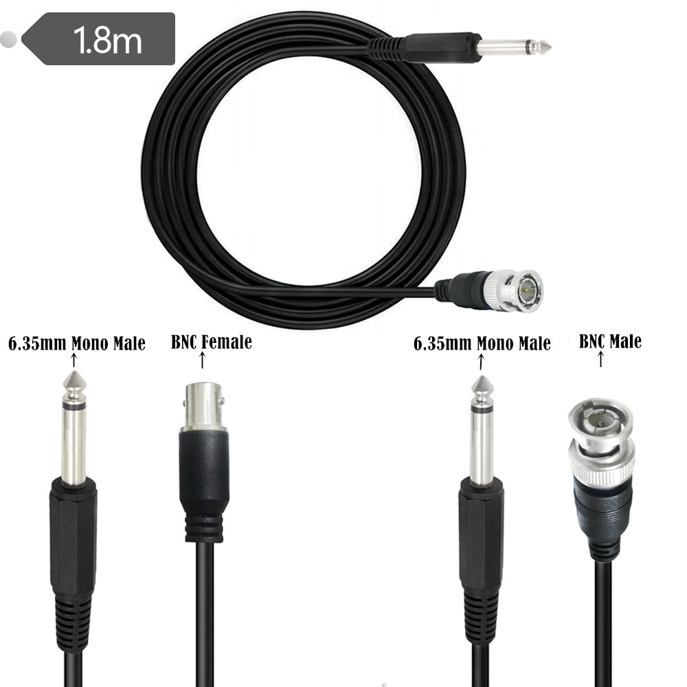 1.8M BNC Erkek - 6.35mm 1/4 İn - Transmission Jack Adapter incelemesi ve fiyatı