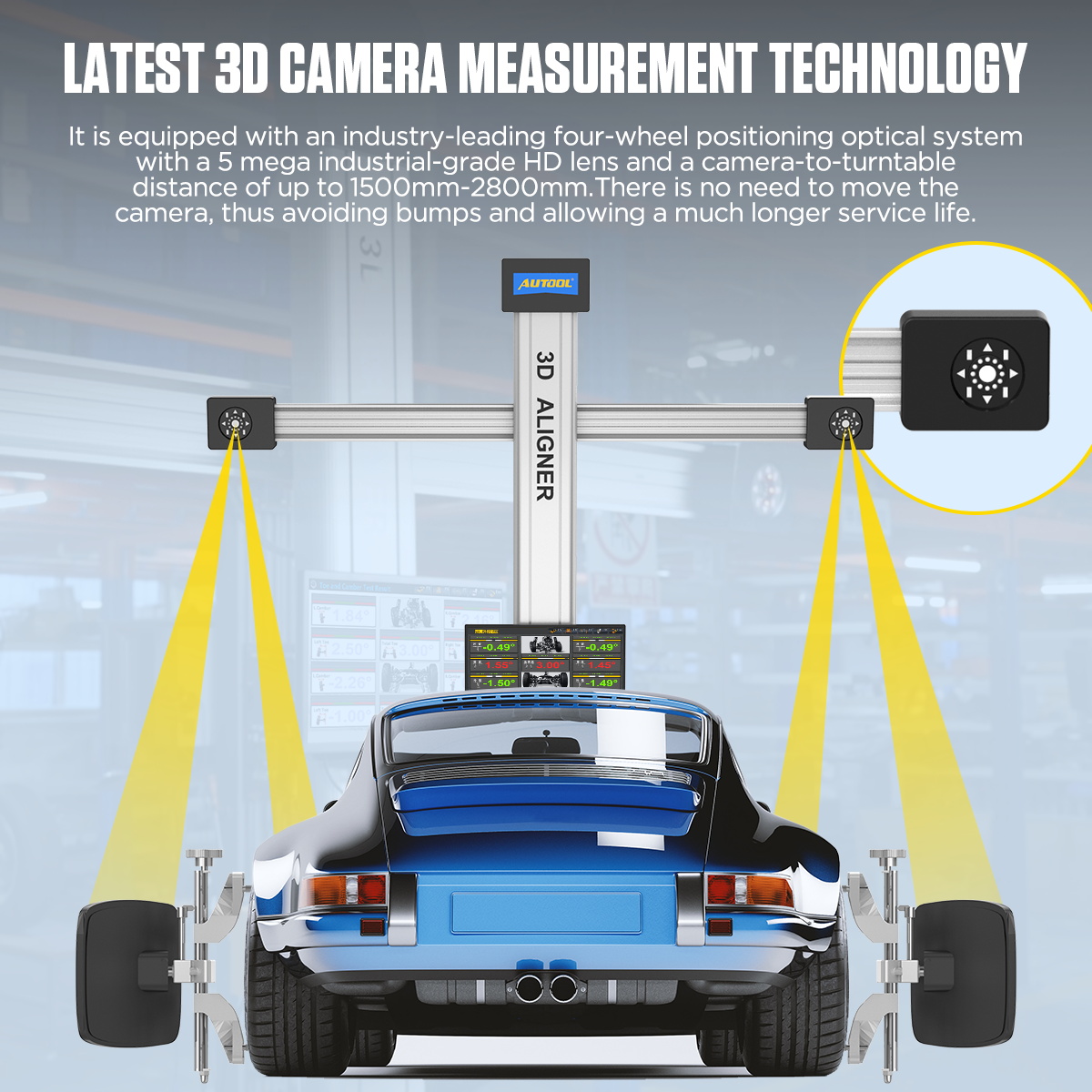 XC508 Otomatik Makine Parçalar - Wheel Alignment Machine incelemesi ve fiyatı