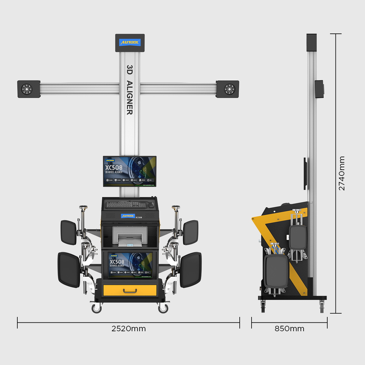 XC508 Otomatik Makine Parçalar - Wheel Alignment Machine incelemesi ve fiyatı