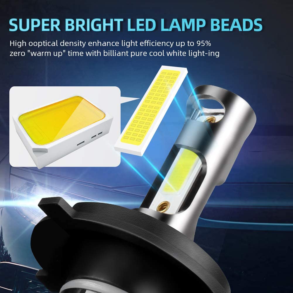 240W 40000LM LED far 6000K oto - Headlight Aiming Tool incelemesi ve fiyatı