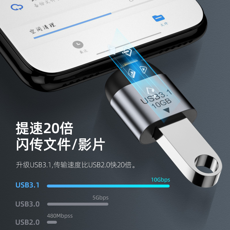 TİP-C'den USB3.1'e dişi arayüz - Transmission Jack Adapter incelemesi ve fiyatı